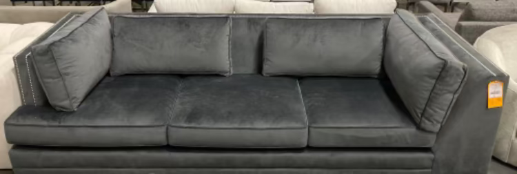 Mitchell Gold + Bob Williams Keaton Sofa with Performance Velvet Micro Cord