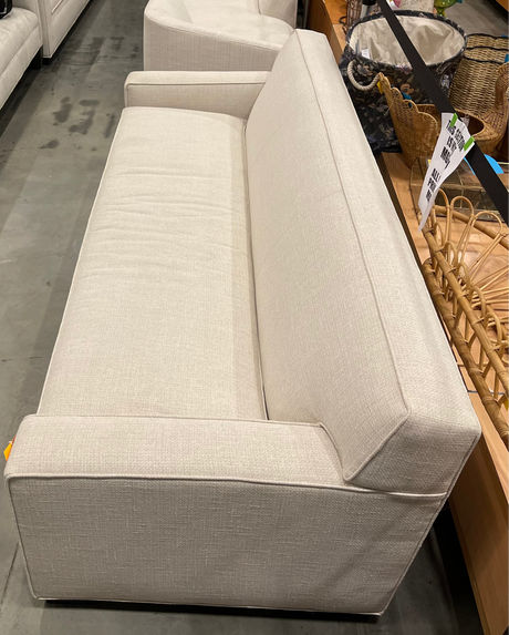 Mitchell Gold + Bob Williams Jean-Luc Bench 90 Sofa with Textured Weave