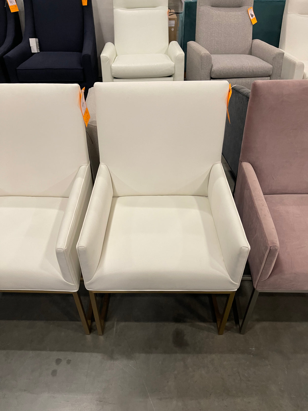 Mitchell Gold + Bob Williams Gage Dining Armchair with Vegan Leather