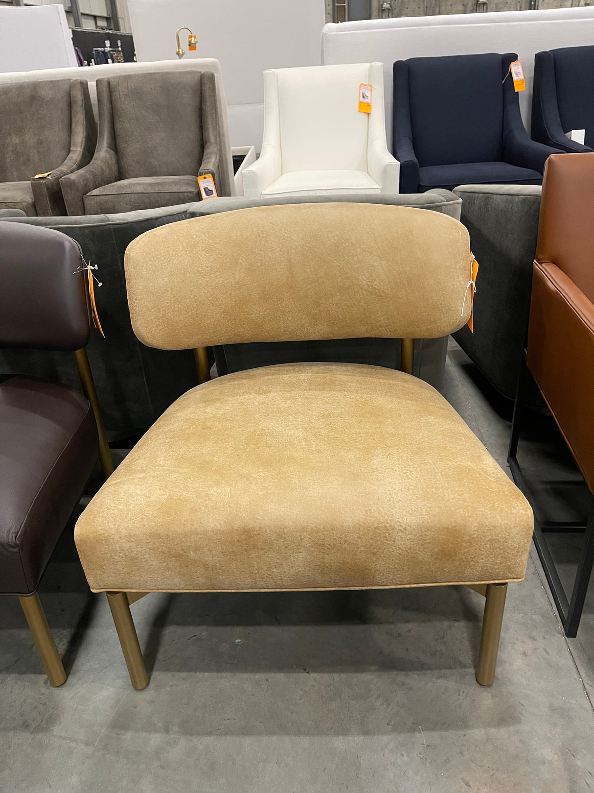 Mitchell Gold + Bob Williams Remy Leather Occasional Chair