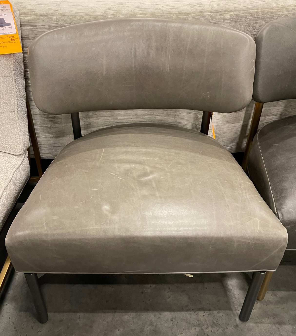 Mitchell Gold + Bob Williams Remy Leather Occasional Chair