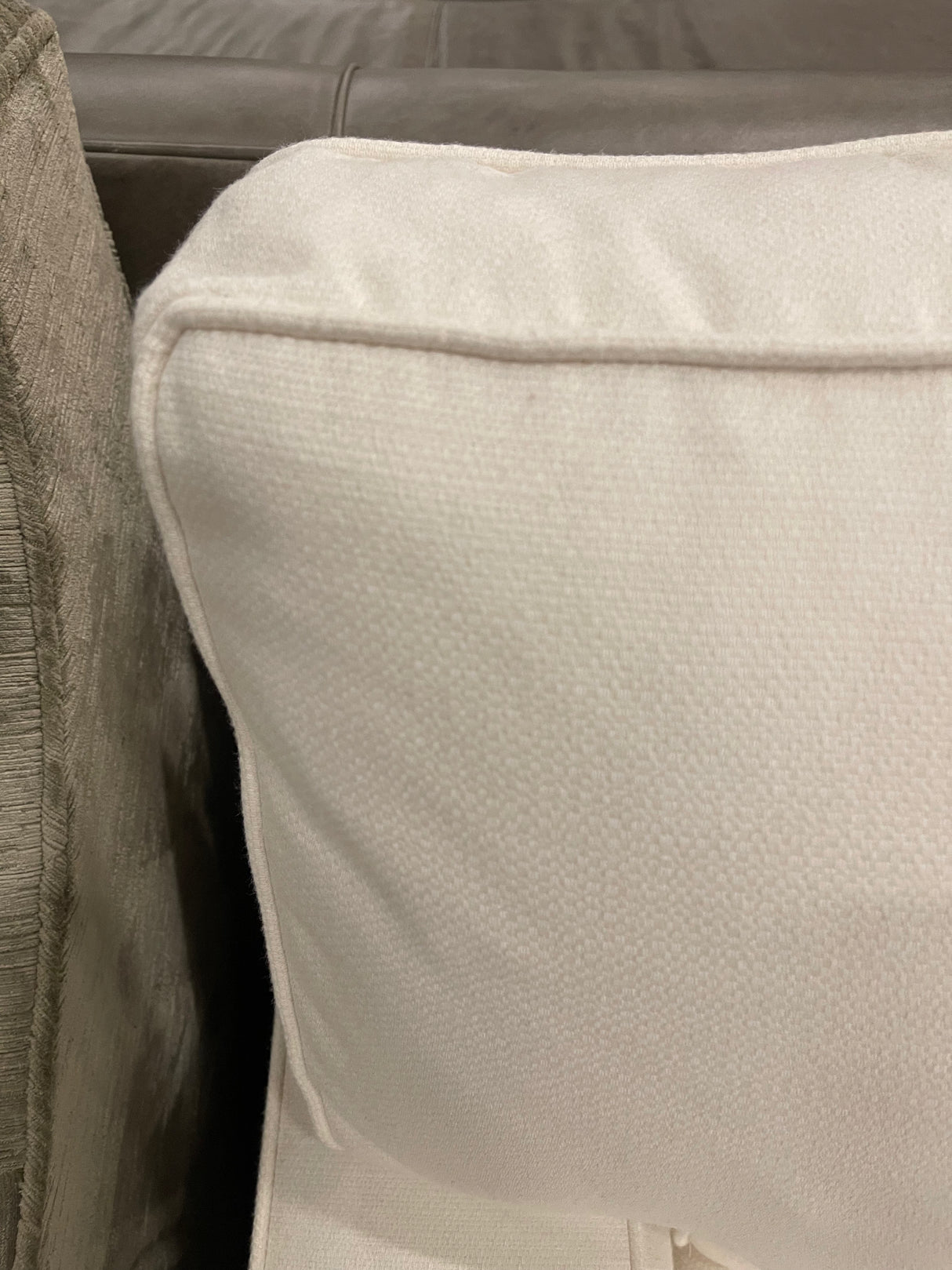 Mitchell Gold + Bob Williams Alex Left Armchair with Sunbrella Performance Basket Weave