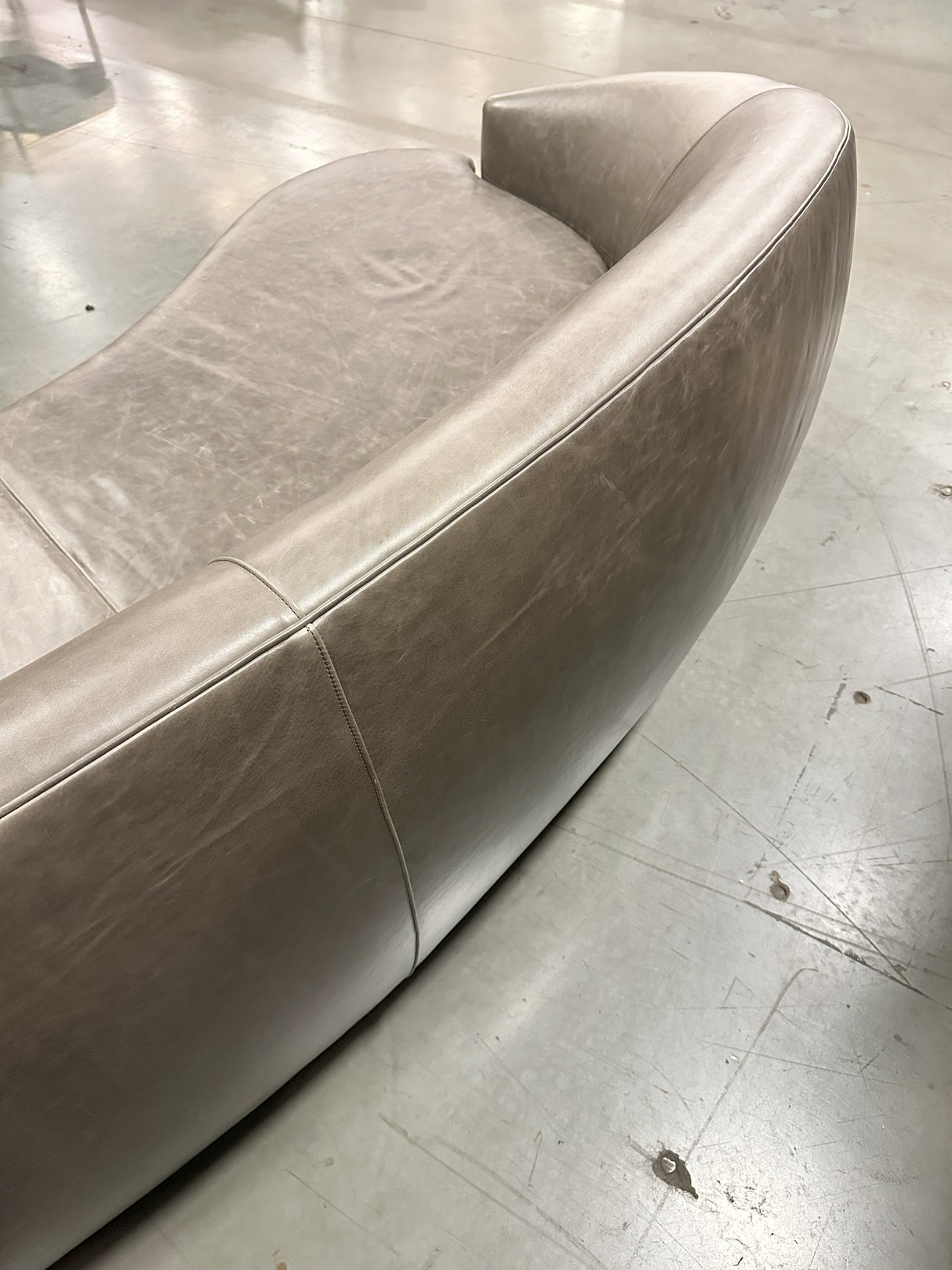 Mitchell Gold + Bob Williams Giselle Leather Sofa - 65% Off Retail Price