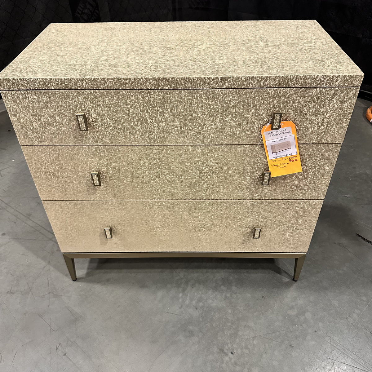 Mitchell Gold + Bob Williams Solange 3 Drawer Dresser