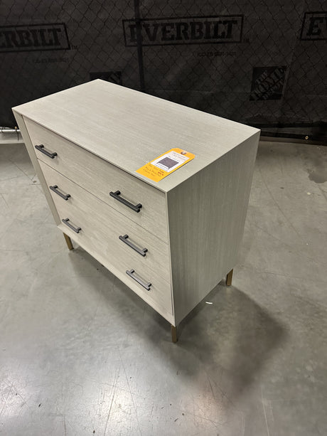 Mitchell Gold + Bob Williams Ming 3 Drawer Chest w/ Pewter Base - 65% Off Retail Price