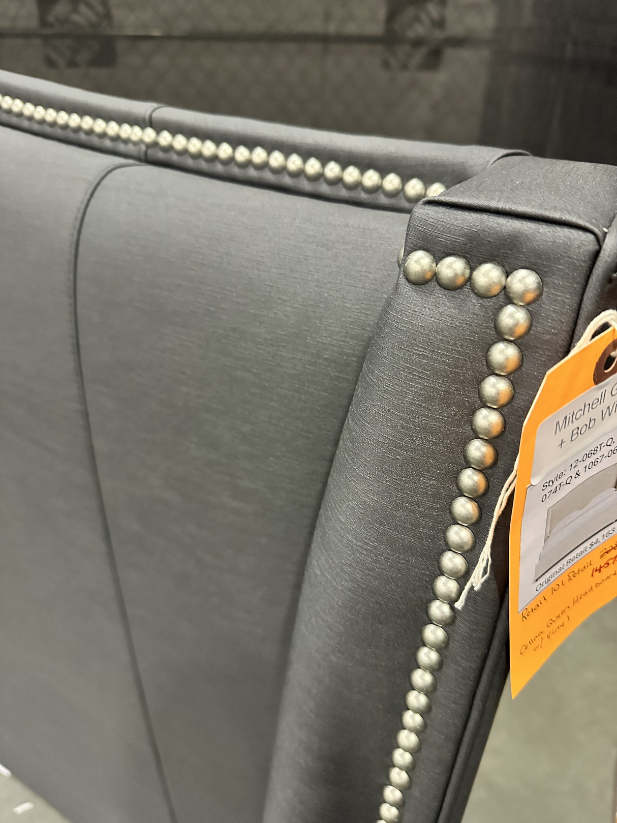 Mitchell Gold + Bob Williams Celina Queen Headboard w/ Vinyl - 65% Off Retail Price