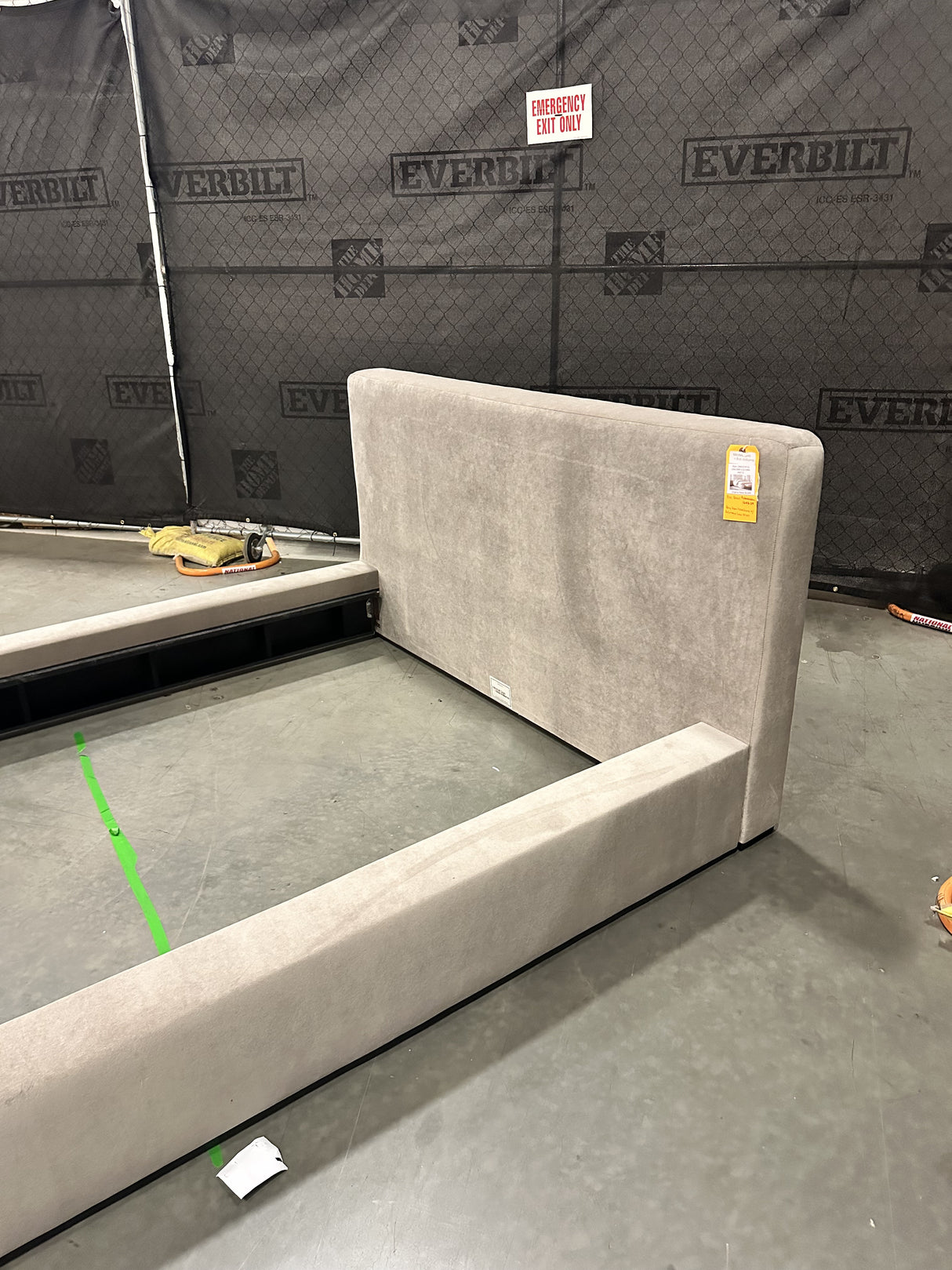 Mitchell Gold + Bob Williams Percy Queen Headboard w/ Performance Velvet Luxe - 65% Off Retail Price