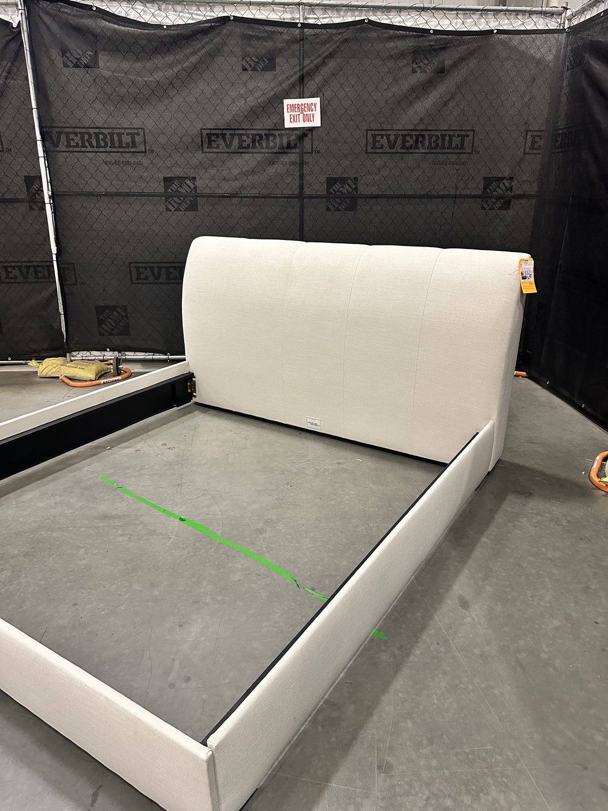 Mitchell Gold + Bob Williams Horizon King Headboard w/ Performance Cross Weave - 65% Off Retail Price