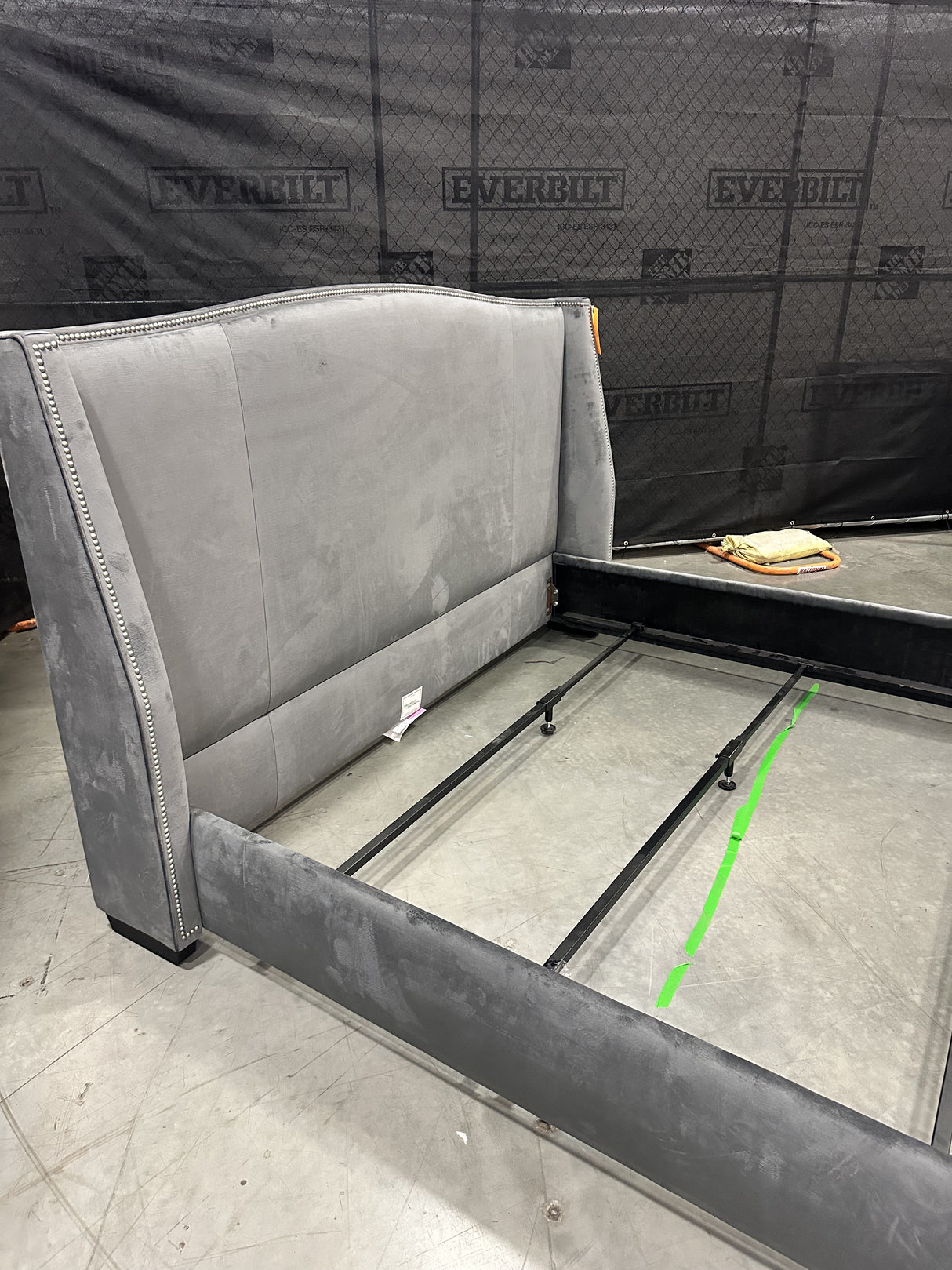 Mitchell Gold + Bob Williams Celina King Bed w/Tall Headboard + Performance Velvet - 65% Off Retail Price