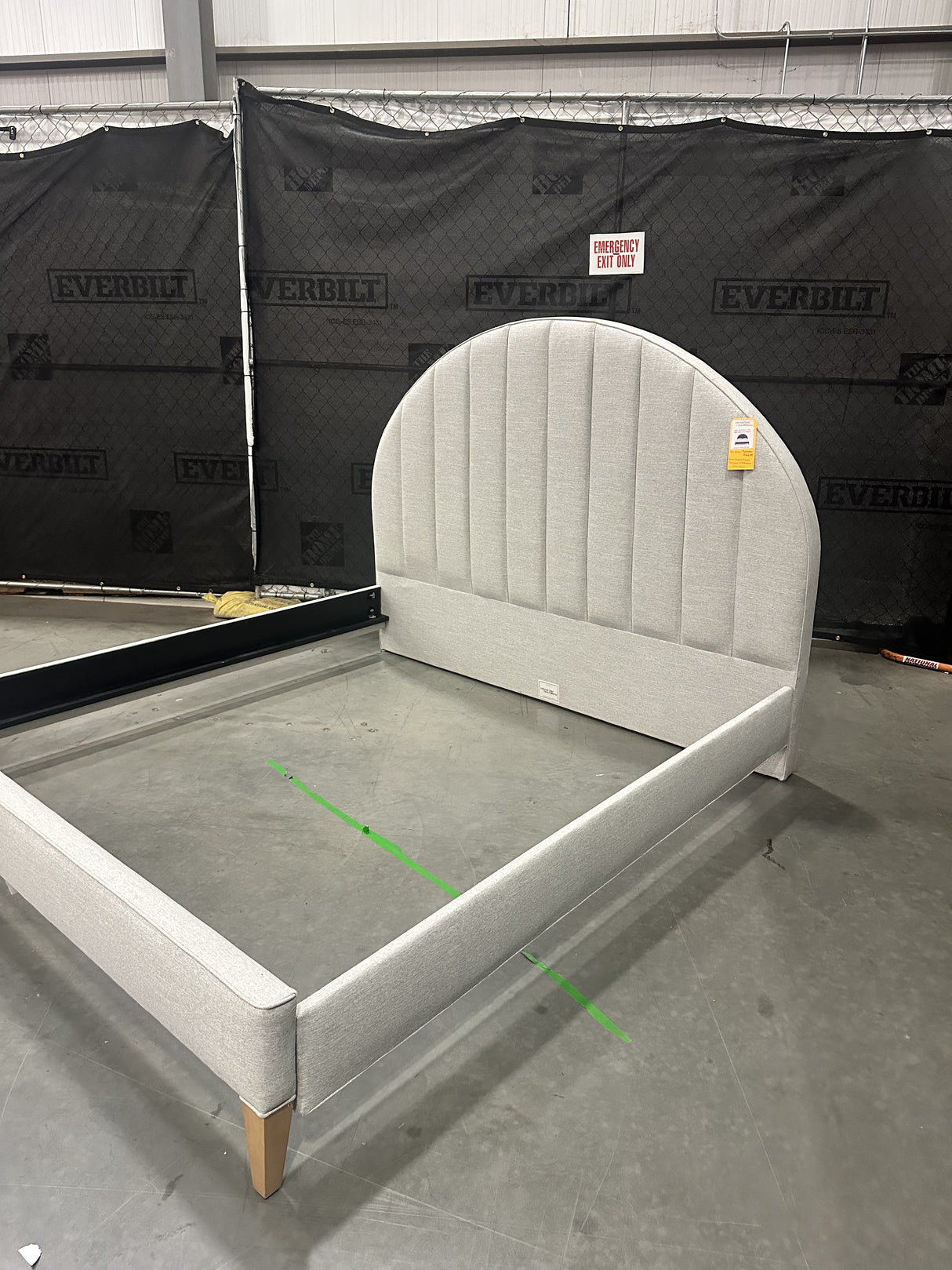 Mitchell Gold + Bob Williams Archer Channel King Headboard w/ Performance Cross Weave - 65% Off Retail Price