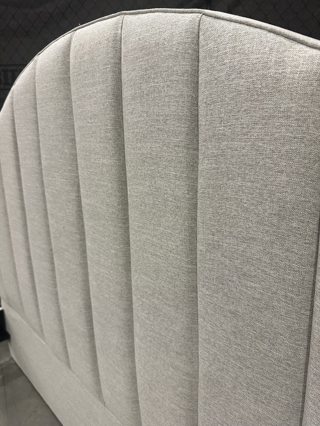 Mitchell Gold + Bob Williams Archer Channel King Headboard w/ Performance Cross Weave - 65% Off Retail Price