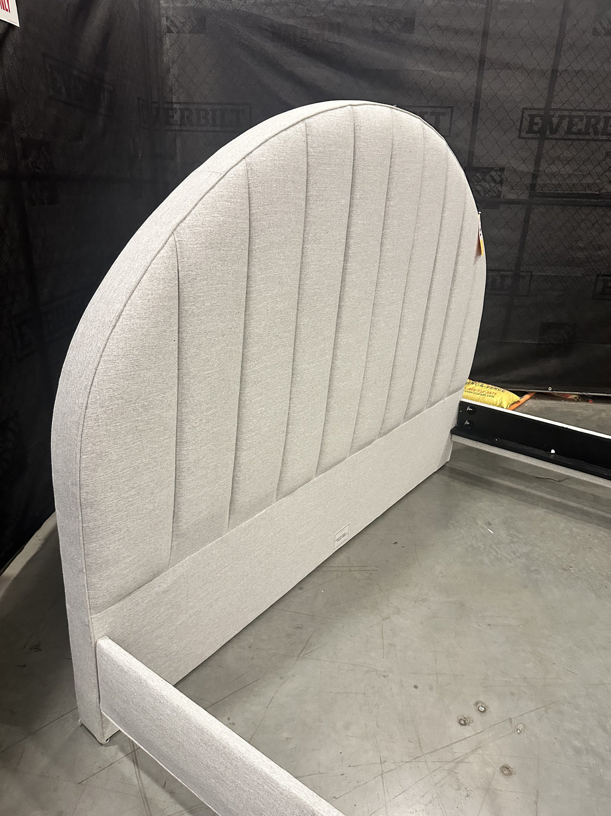 Mitchell Gold + Bob Williams Archer Channel King Headboard w/ Performance Cross Weave - 65% Off Retail Price