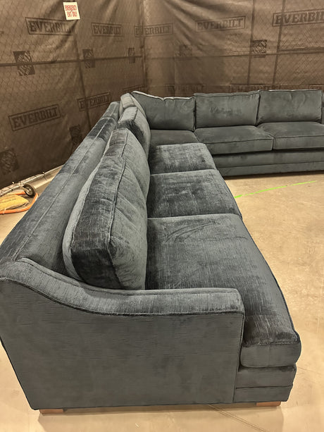 Mitchell Gold + Bob Williams Keaton Slope Sofa w/ Performance Vintage Velour - 65% Off Retail Price