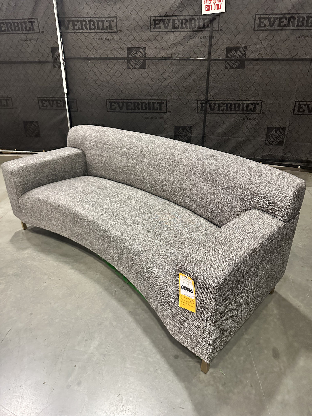 Mitchell Gold + Bob Williams Marcello 80 Sofa W/ Sunbrella Performance Textured Two Tone - 65% Off Retail Price