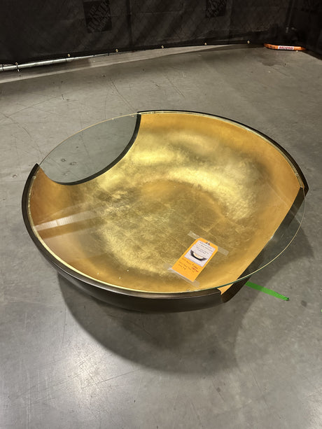 Mitchell Gold + Bob Williams Soleil Coffee Table w/ Glass Top - 65% Off Retail Price