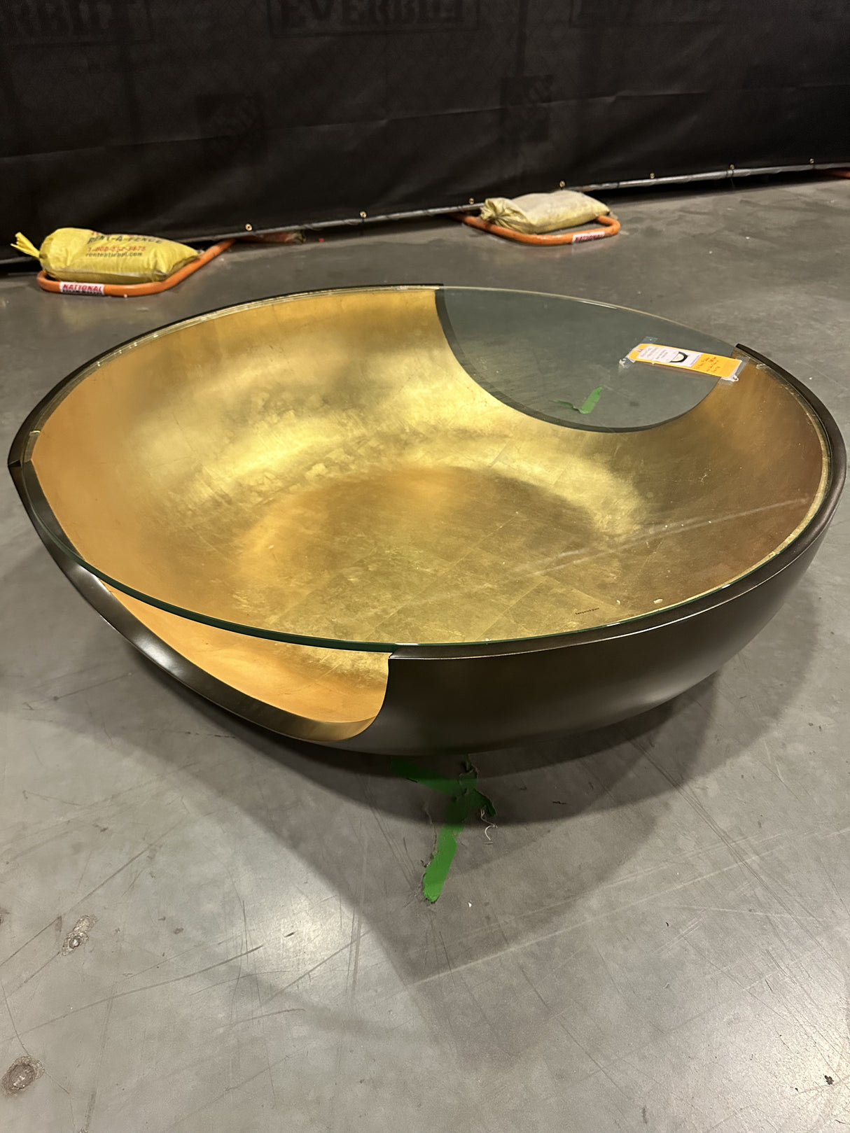 Mitchell Gold + Bob Williams Soleil Coffee Table w/ Glass Top - 65% Off Retail Price