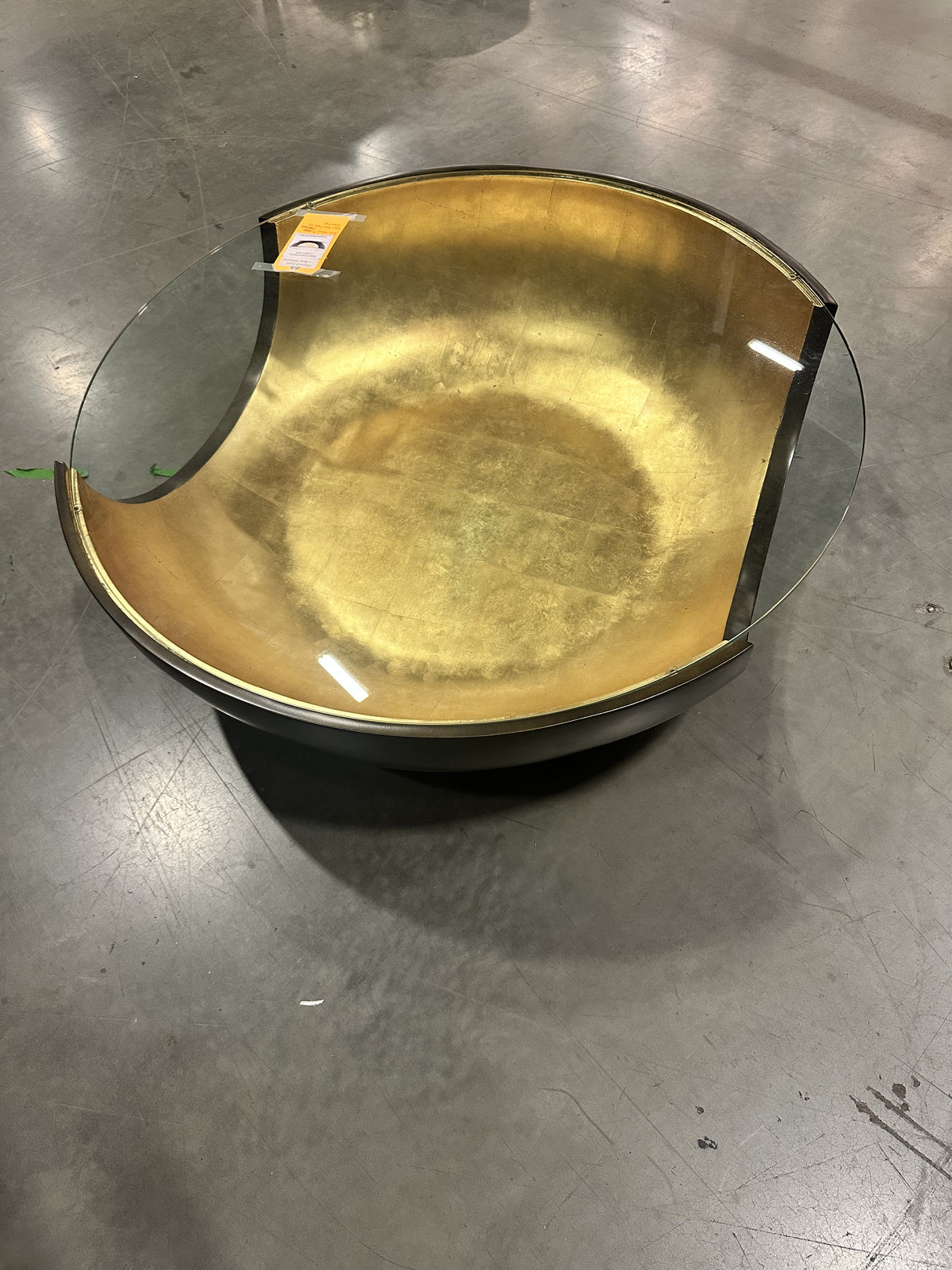 Mitchell Gold + Bob Williams Soleil Coffee Table w/ Glass Top - 65% Off Retail Price