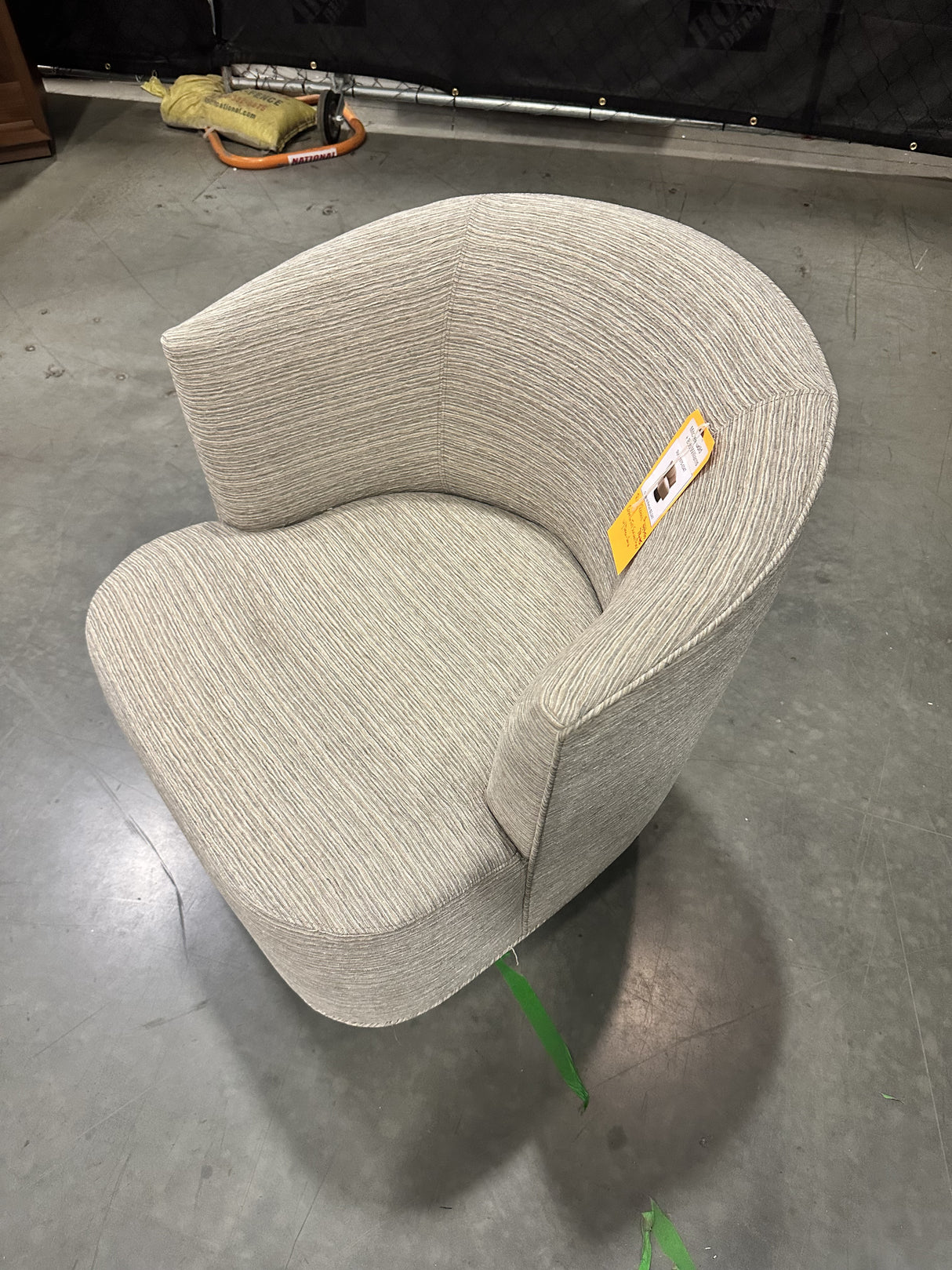 Mitchell Gold + Bob Williams Costellu Full Swivel Chair w/ Dunes-Sand - 65% Off Retail Price