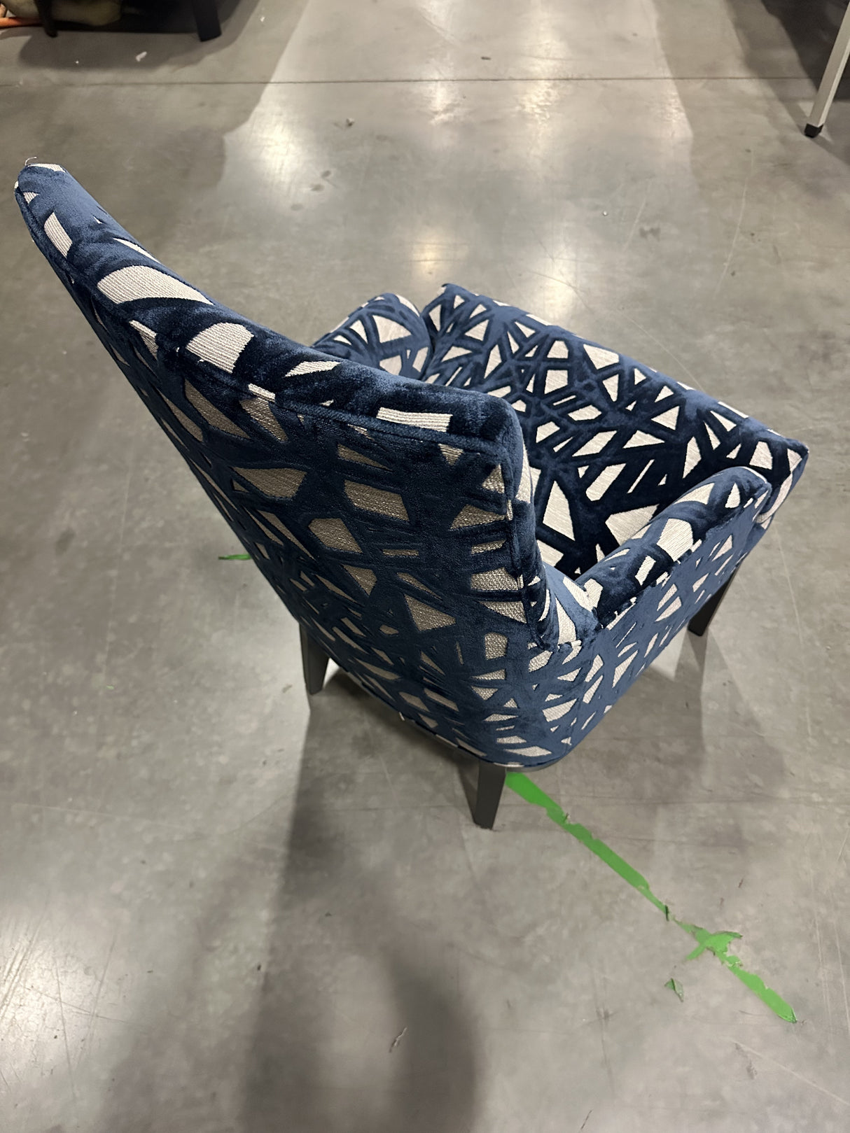 Mitchell Gold + Bob Williams Neilson Chair w/ Tadley Prussian - 65% Off Retail Price