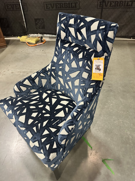 Mitchell Gold + Bob Williams Neilson Chair w/ Tadley Prussian - 65% Off Retail Price