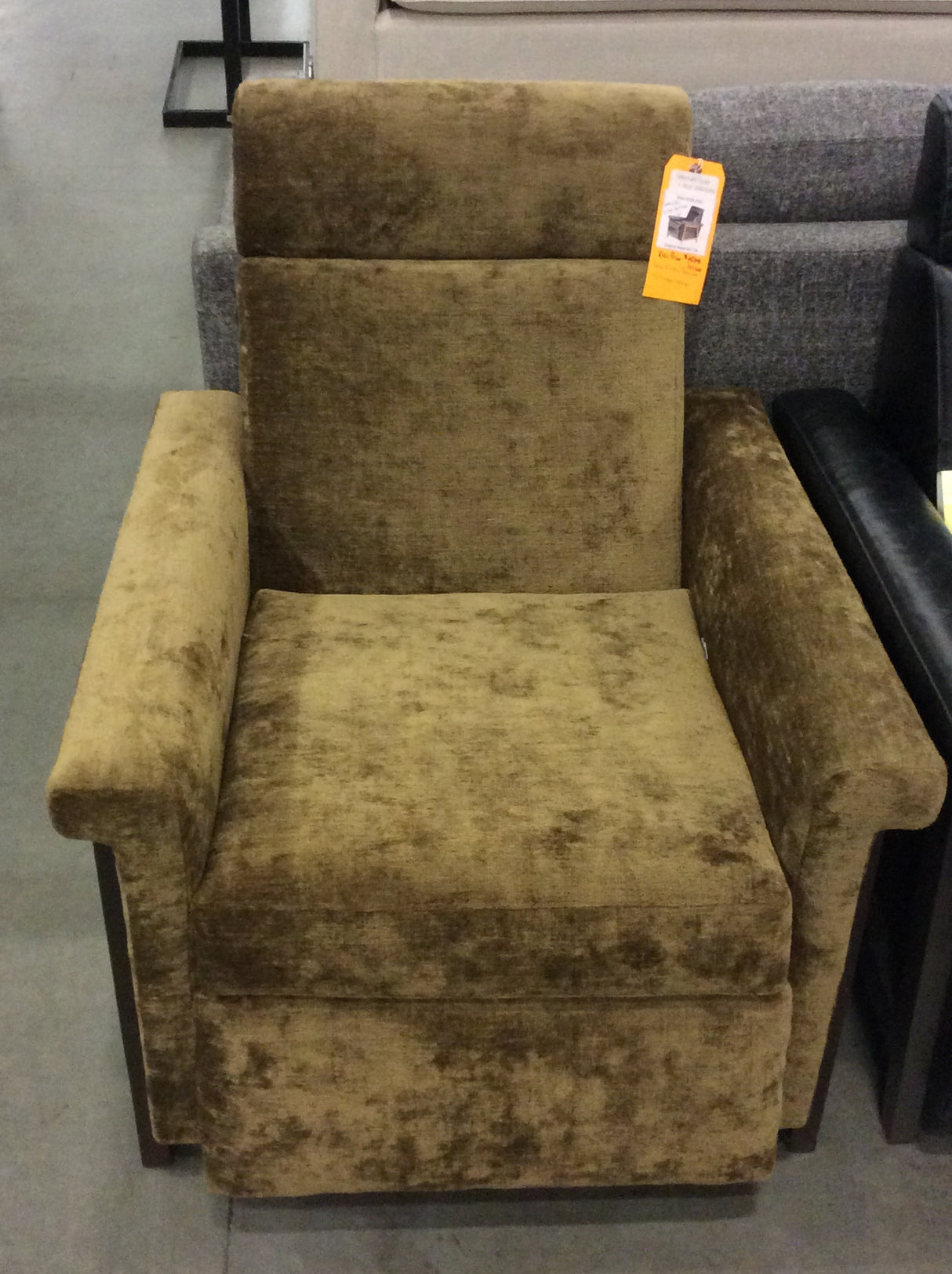 Mitchell Gold + Bob Williams Arlen Electric Recliner with Vintage Chenille