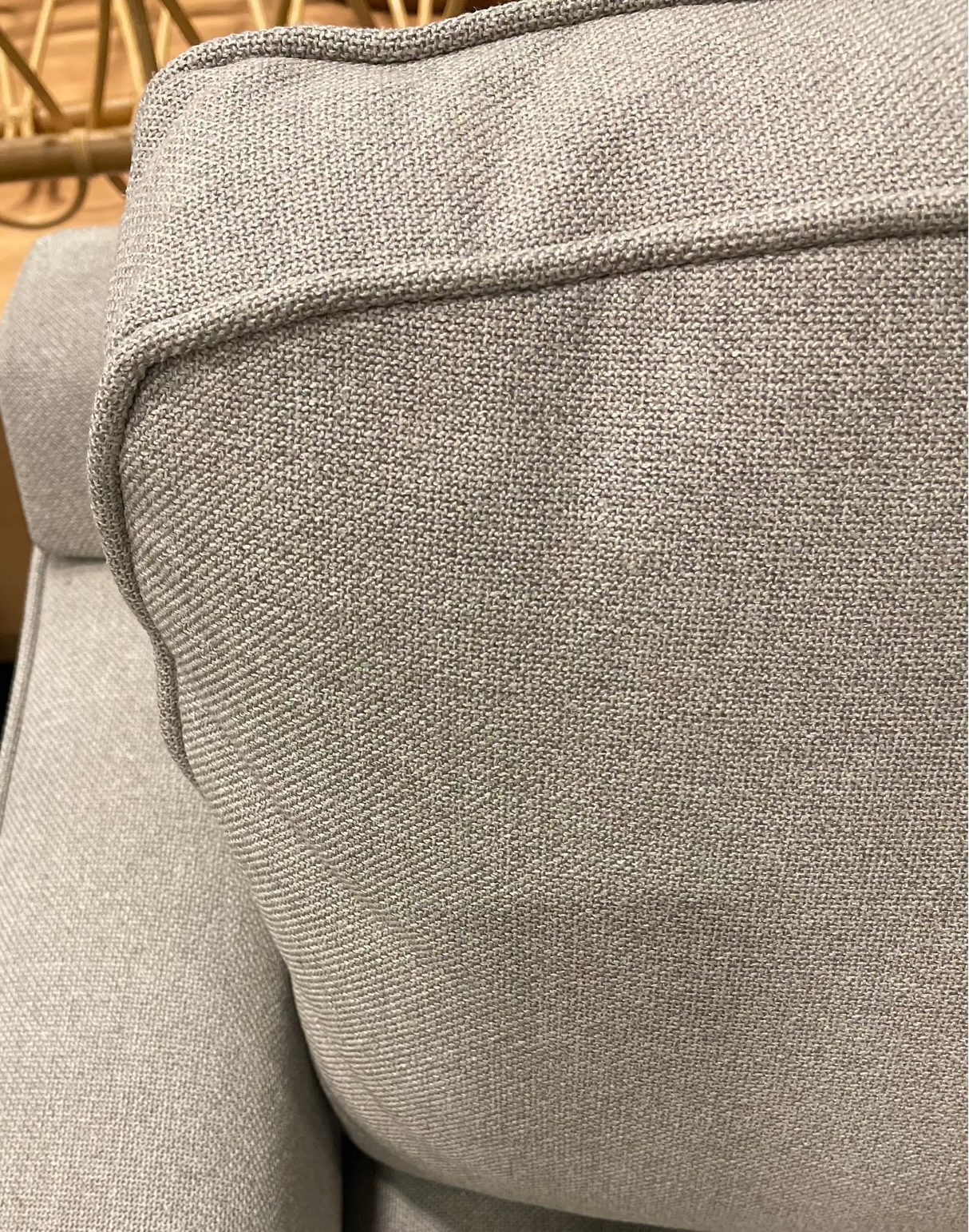 Mitchell Gold + Bob Williams Hunter Studio 75 Bench Sofa with Performance Texture Pebble Weave