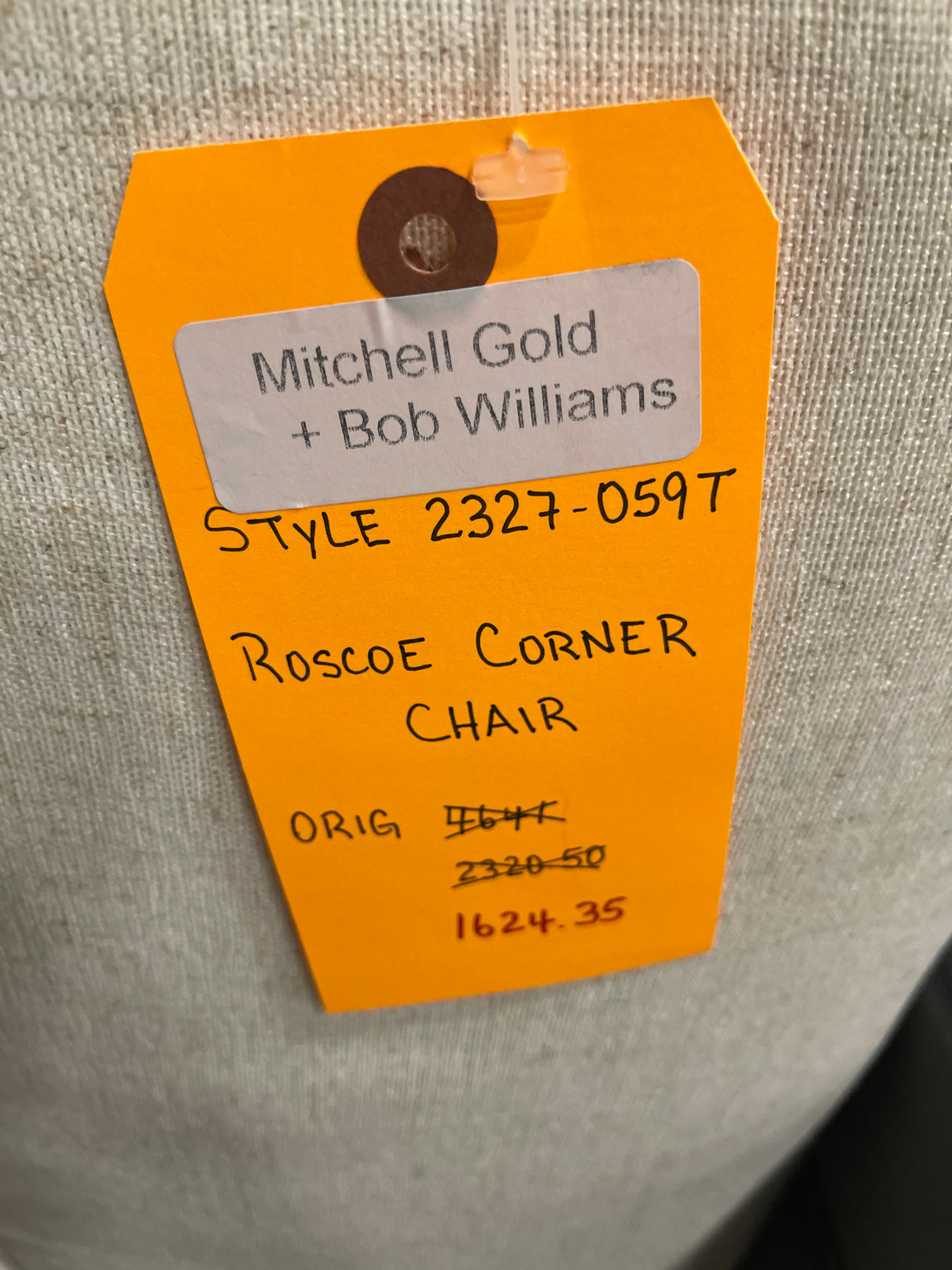 Mitchell Gold + Bob Williams Roscoe Corner Chair (2 pc)