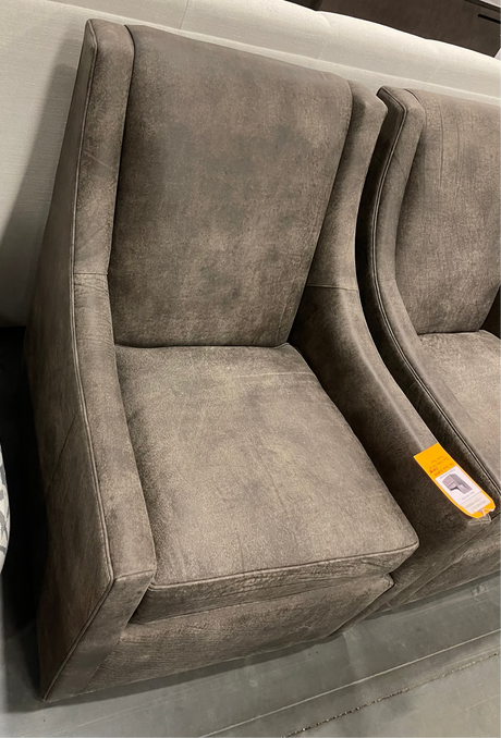 Mitchell Gold + Bob Williams Cara Leather Tall Full Swivel Chair