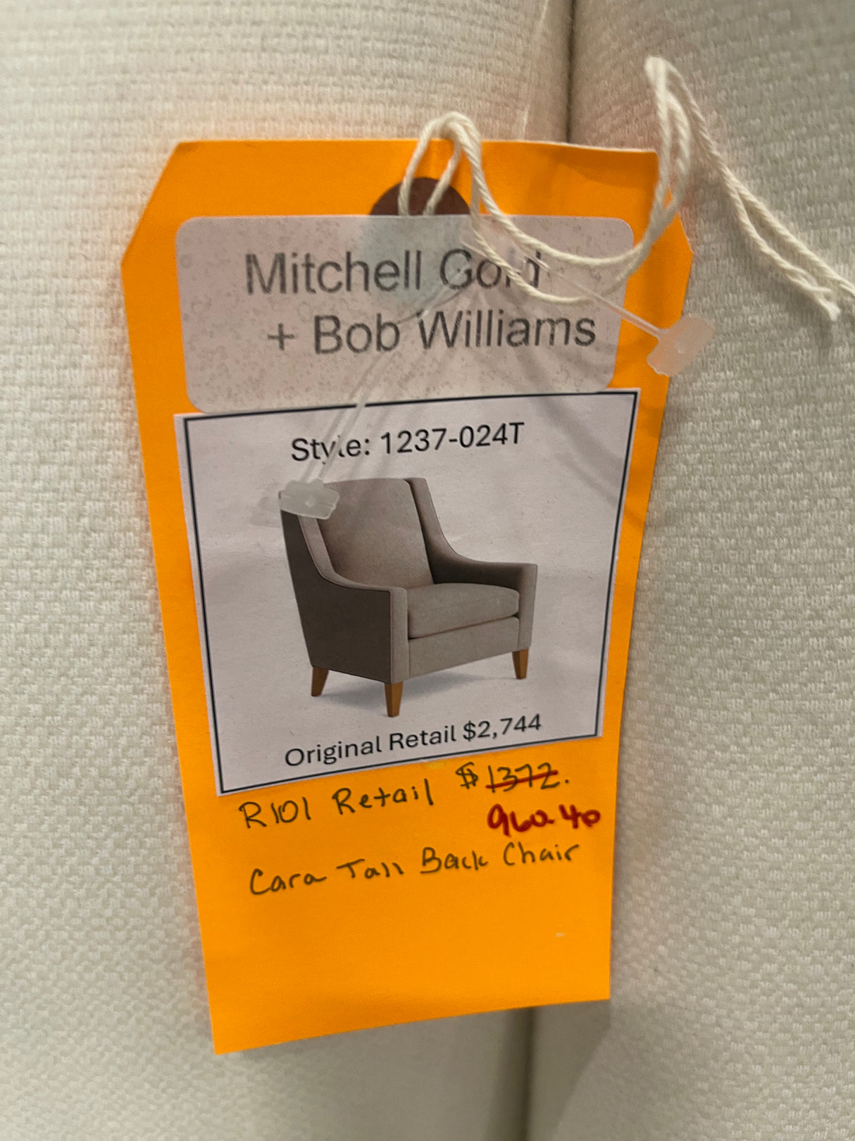 Mitchell Gold + Bob Williams Cara Tall Back Chair