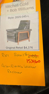 Mitchell Gold + Bob Williams Arlen Electric Leather Recliner