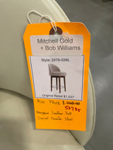 Mitchell Gold + Bob Williams Margaux Leather Full Swivel Counter Stool