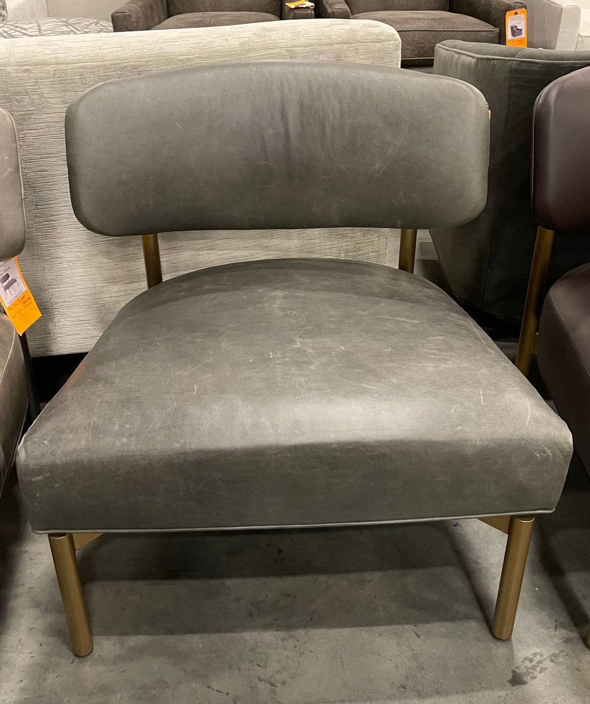 Mitchell Gold + Bob Williams Remy Leather Occasional Chair