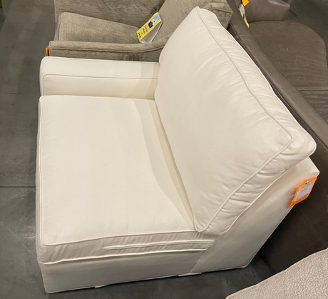 Mitchell Gold + Bob Williams Alex Left Armchair with Sunbrella Performance Basket Weave