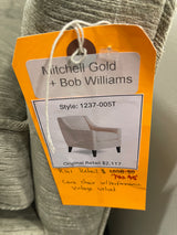 Mitchell Gold + Bob Williams Cara Chair with Performance Vintage Velvet