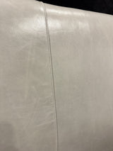 Mitchell Gold + Bob Williams Adler Leather King Headboard w/ Mont Blanc - 65% Off Retail Price