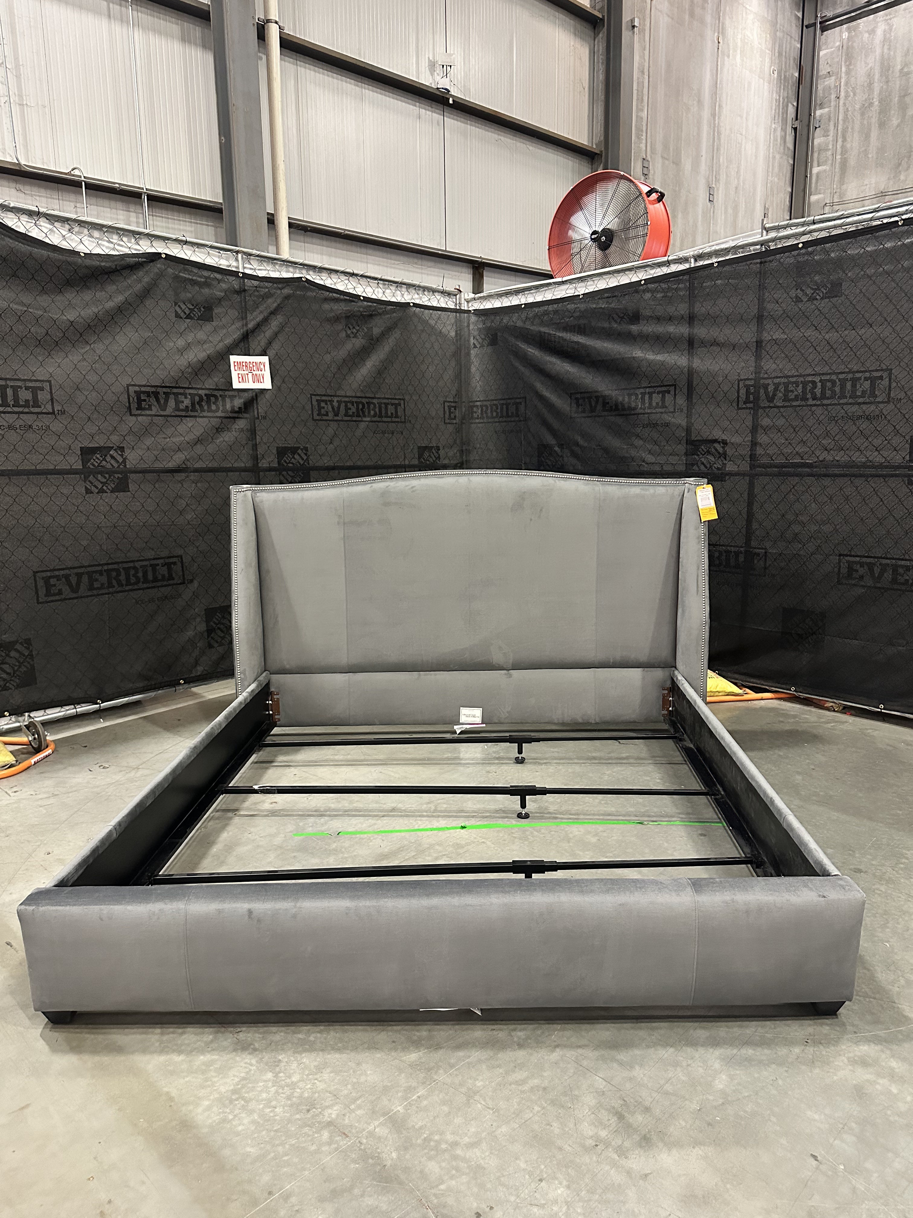 Mitchell Gold + Bob Williams Celina King Bed w/Tall Headboard + Performance Velvet - 65% Off Retail Price