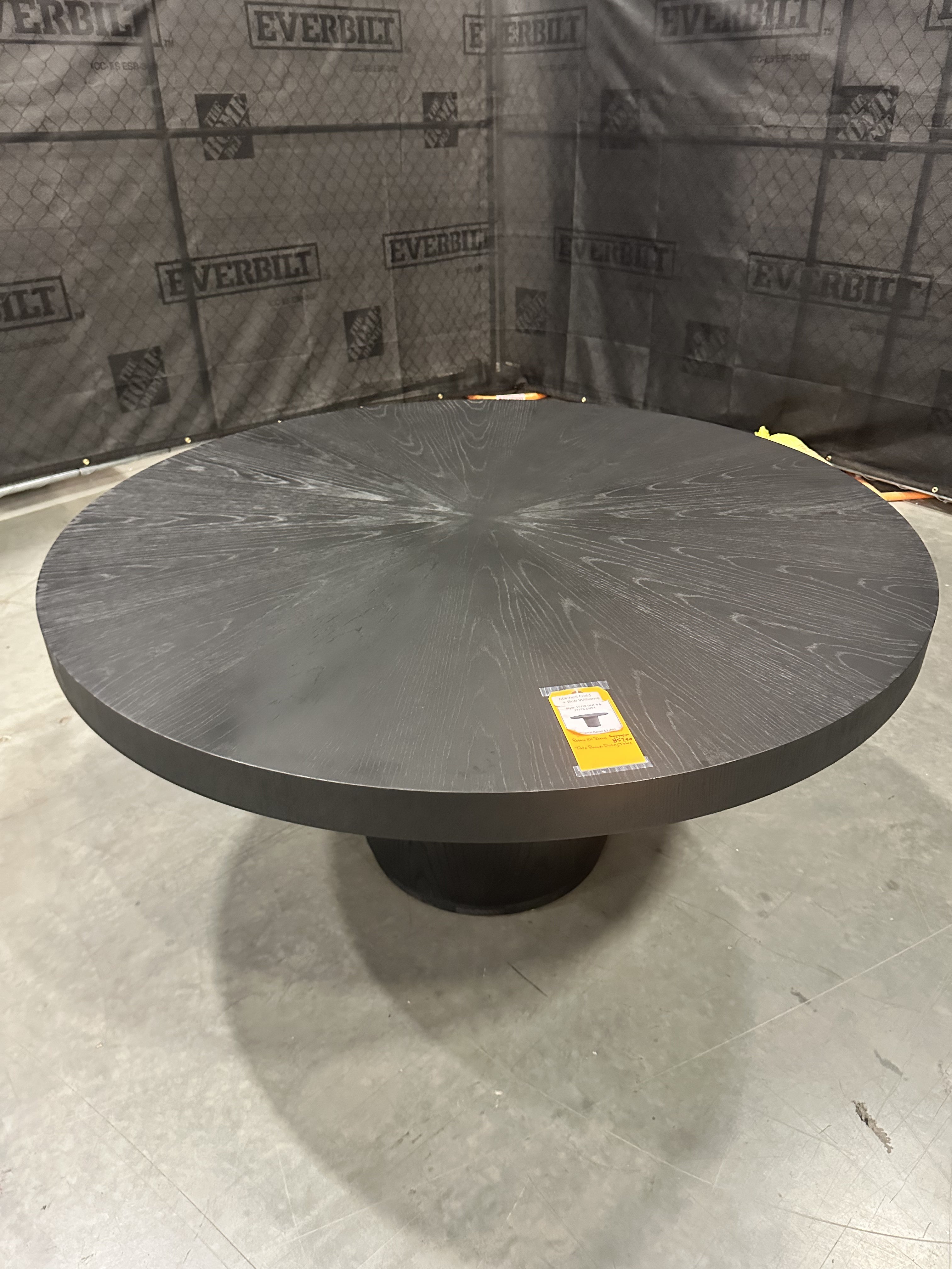 Mitchell Gold + Bob Williams Tate Round Dining Table Black - 65% Off Retail Price