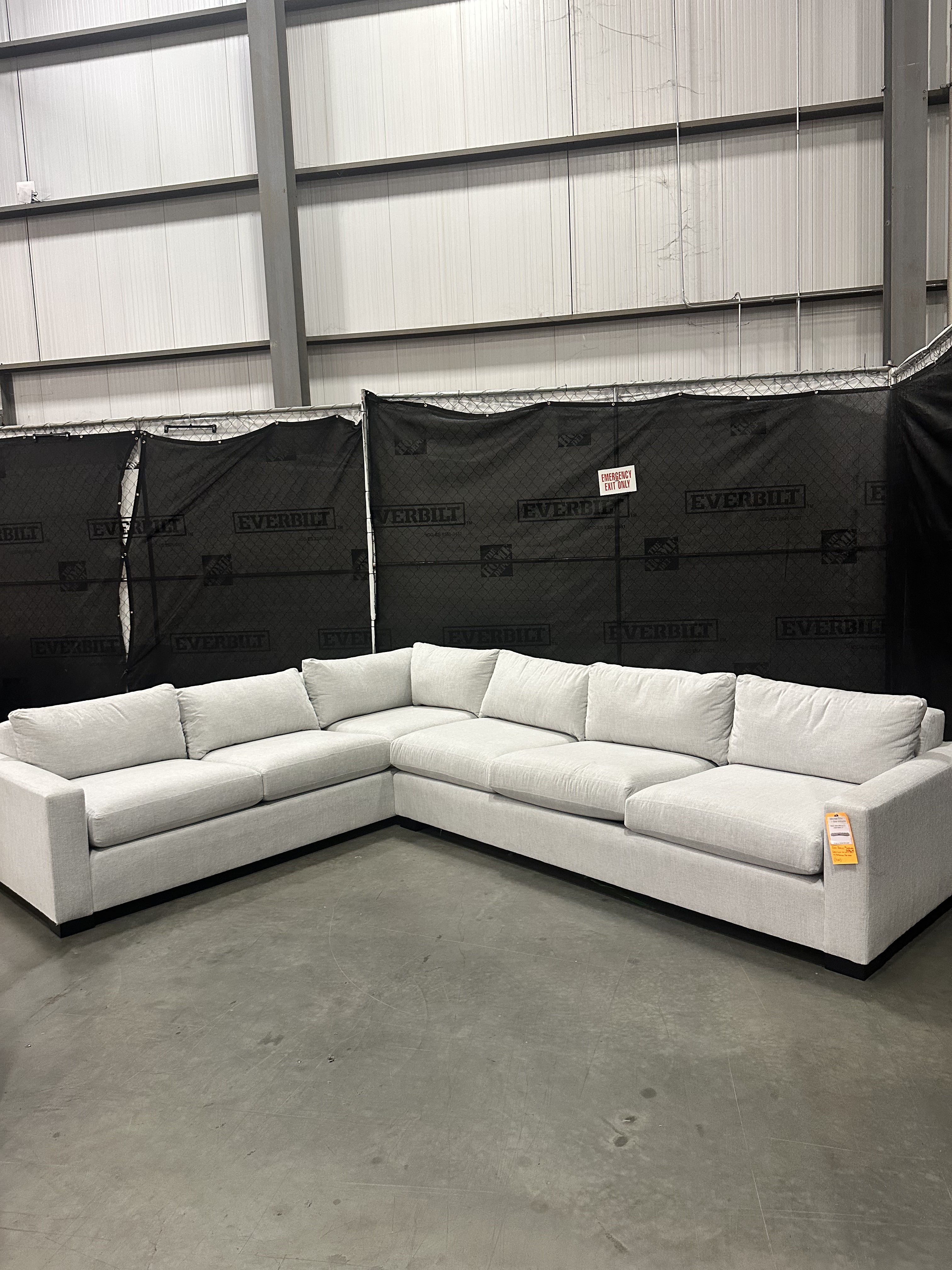 Mitchell Gold + Bob Williams Cacon Wxe No Welt Softa w/ Performance Cross Weave - 65% Off Retail Price