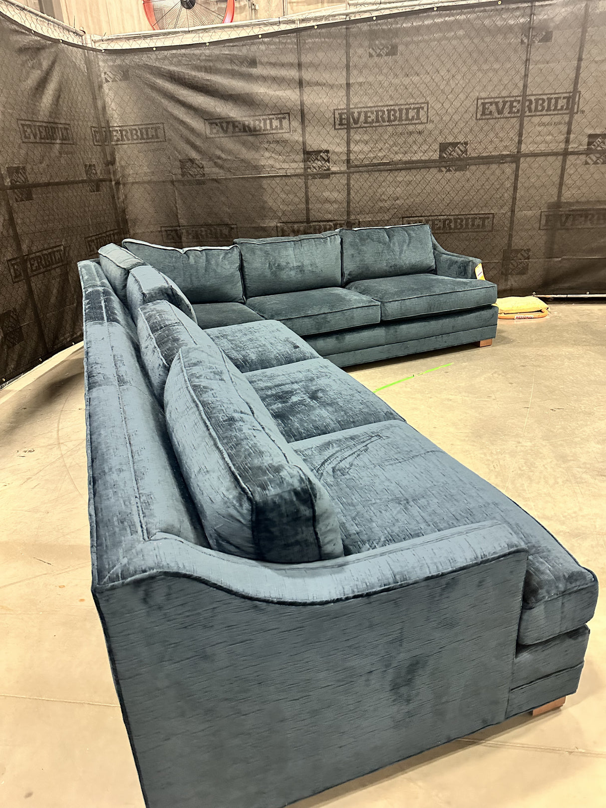 Mitchell Gold + Bob Williams Keaton Slope Sofa w/ Performance Vintage Velour - 65% Off Retail Price