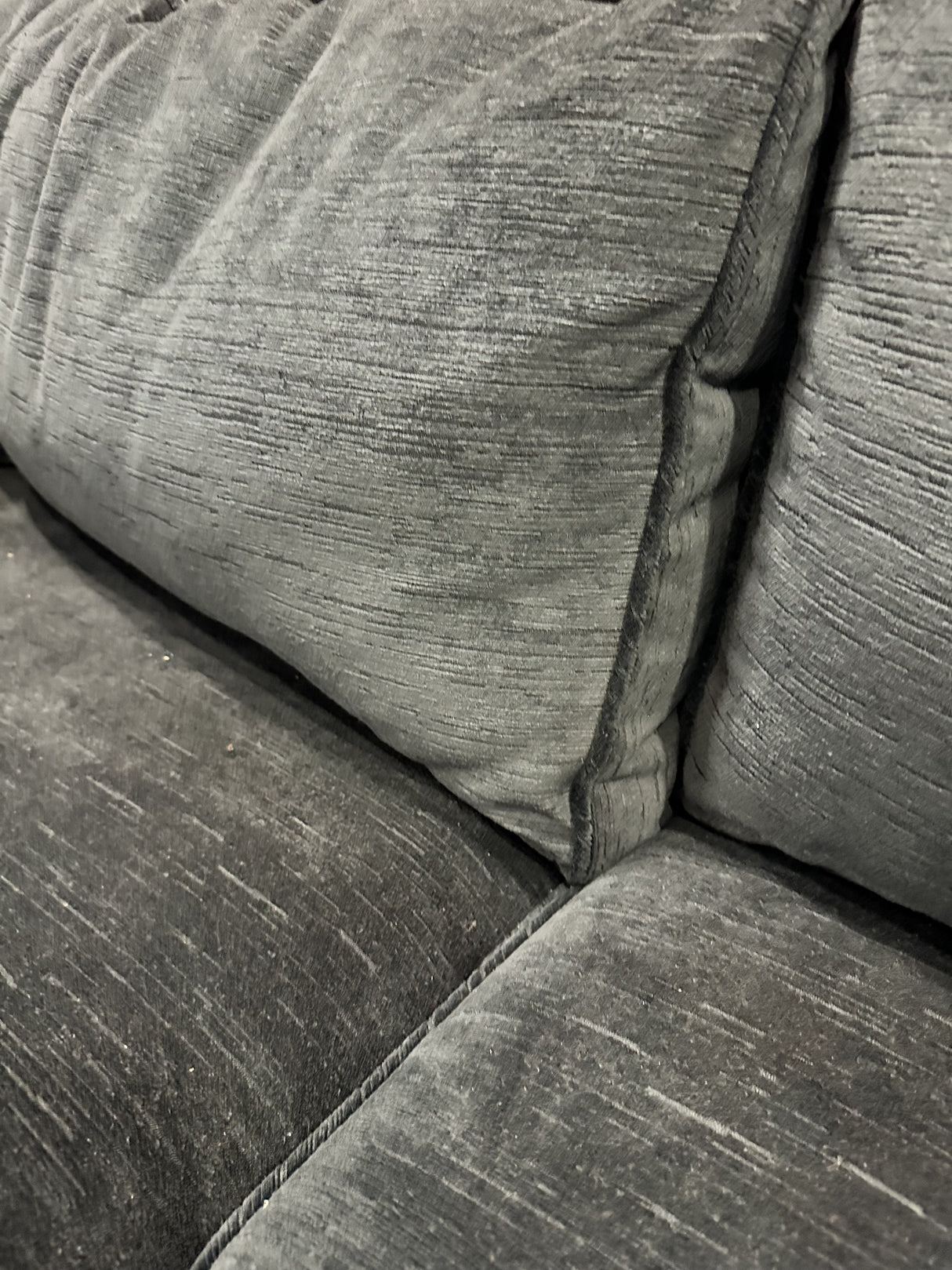 Mitchell Gold + Bob Williams Keaton Slope Sofa w/ Performance Vintage Velour - 65% Off Retail Price