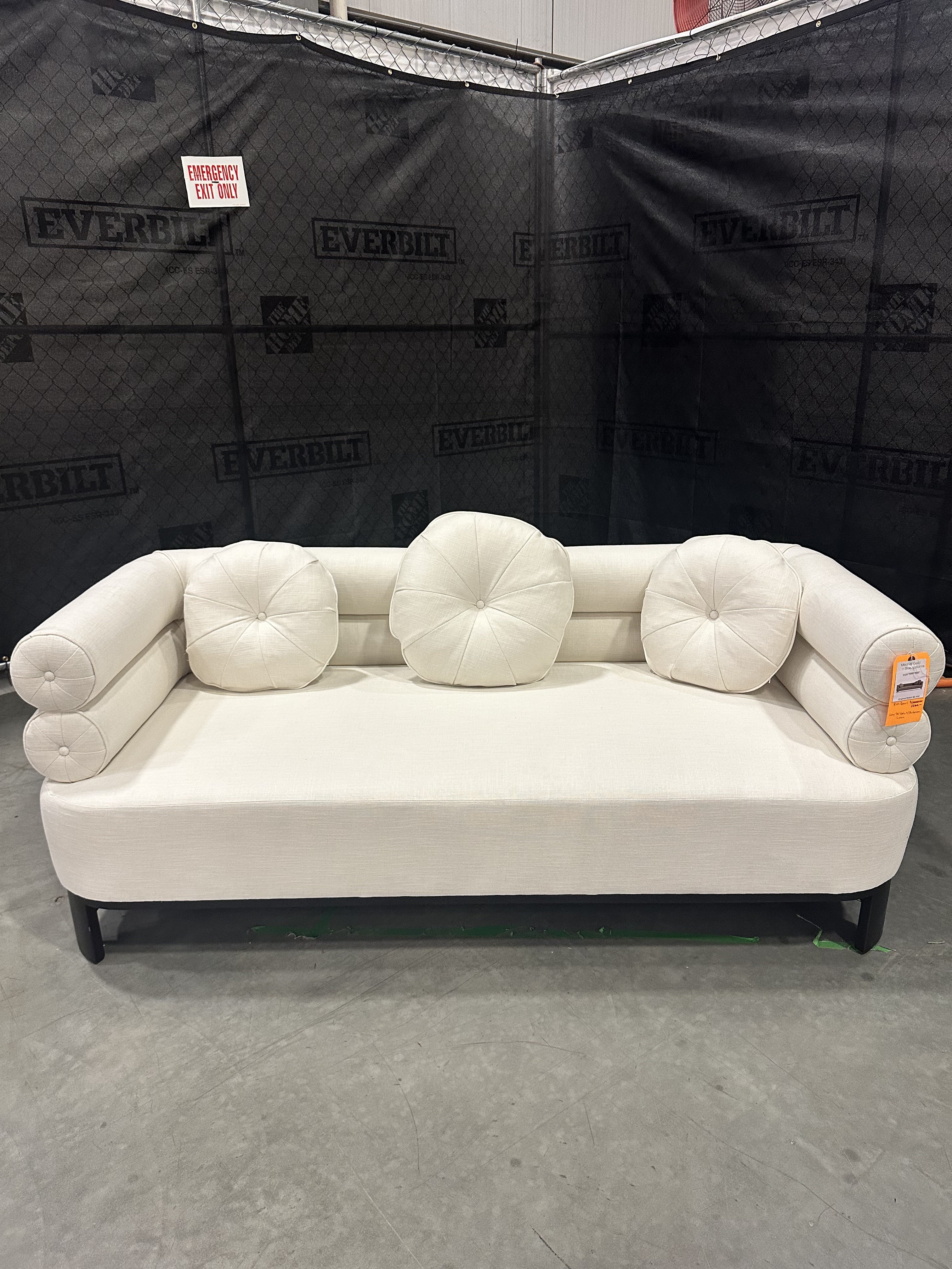 Mitchell Gold + Bob Williams Lucy 75' Sofa w/ Performance Linen - 65% Off Retail Price