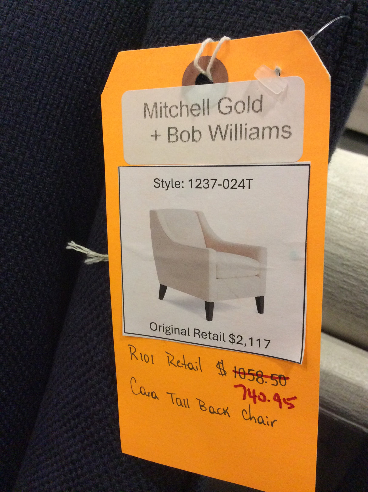 Mitchell Gold + Bob Williams Cara Tall Back Chair